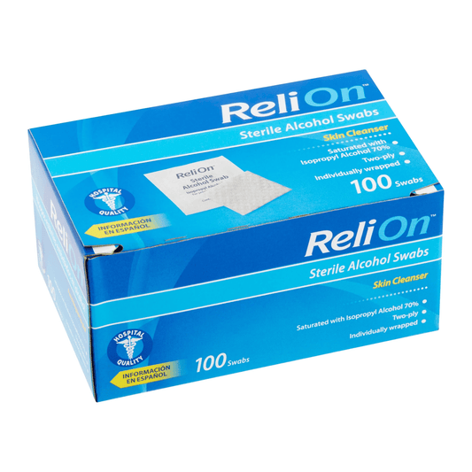 Medical-grade alcohol prep pad medium box 100 count post-operative sterilization professional surgical hygiene