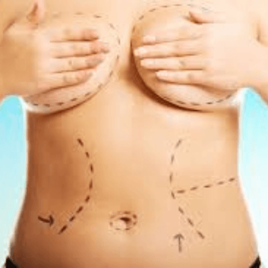 Medical-grade complete breast surgery recovery kit post-op augmentation lift reduction professional healthcare