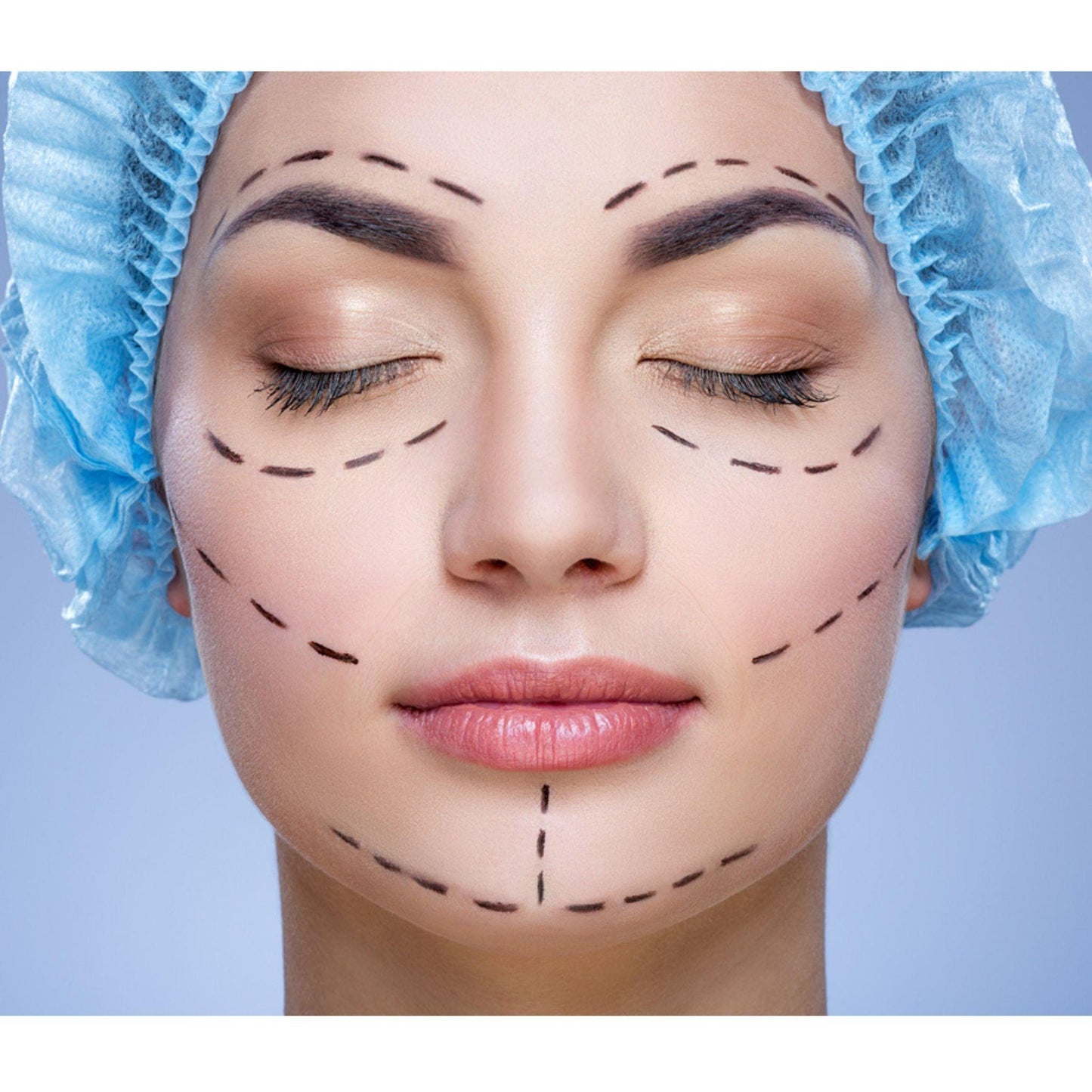 Medical-grade facial aesthetics chin lipo post-op recovery kit comprehensive supplies professional healthcare