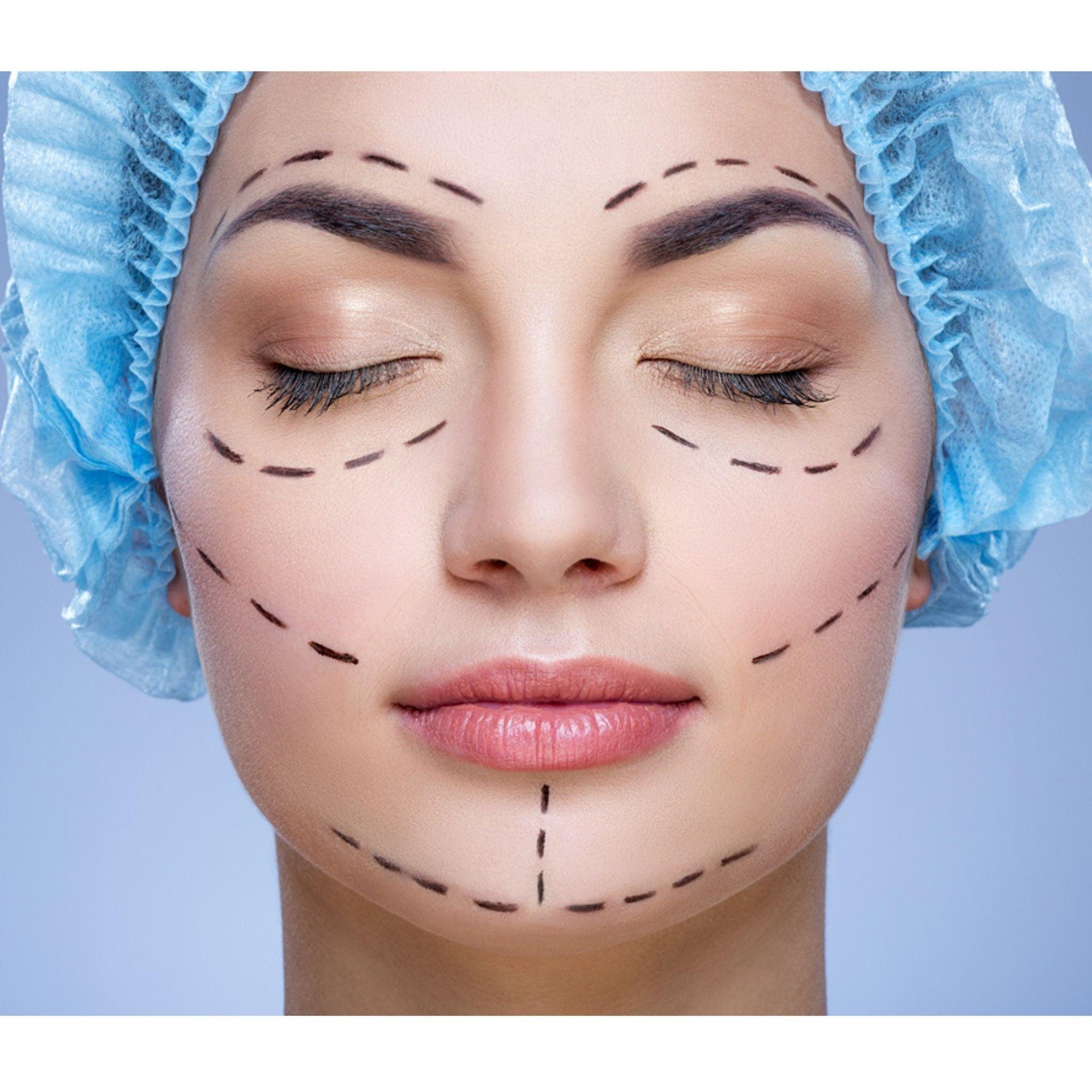 Medical-grade facial aesthetics chin lipo post-op recovery kit comprehensive supplies professional healthcare