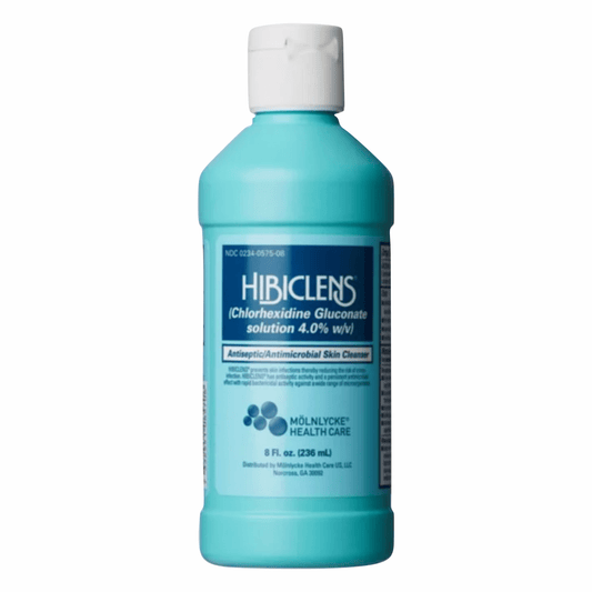 Medical-grade Hibiclens antimicrobial antiseptic skin cleanser, 4oz, post-operative surgical post-operative professional