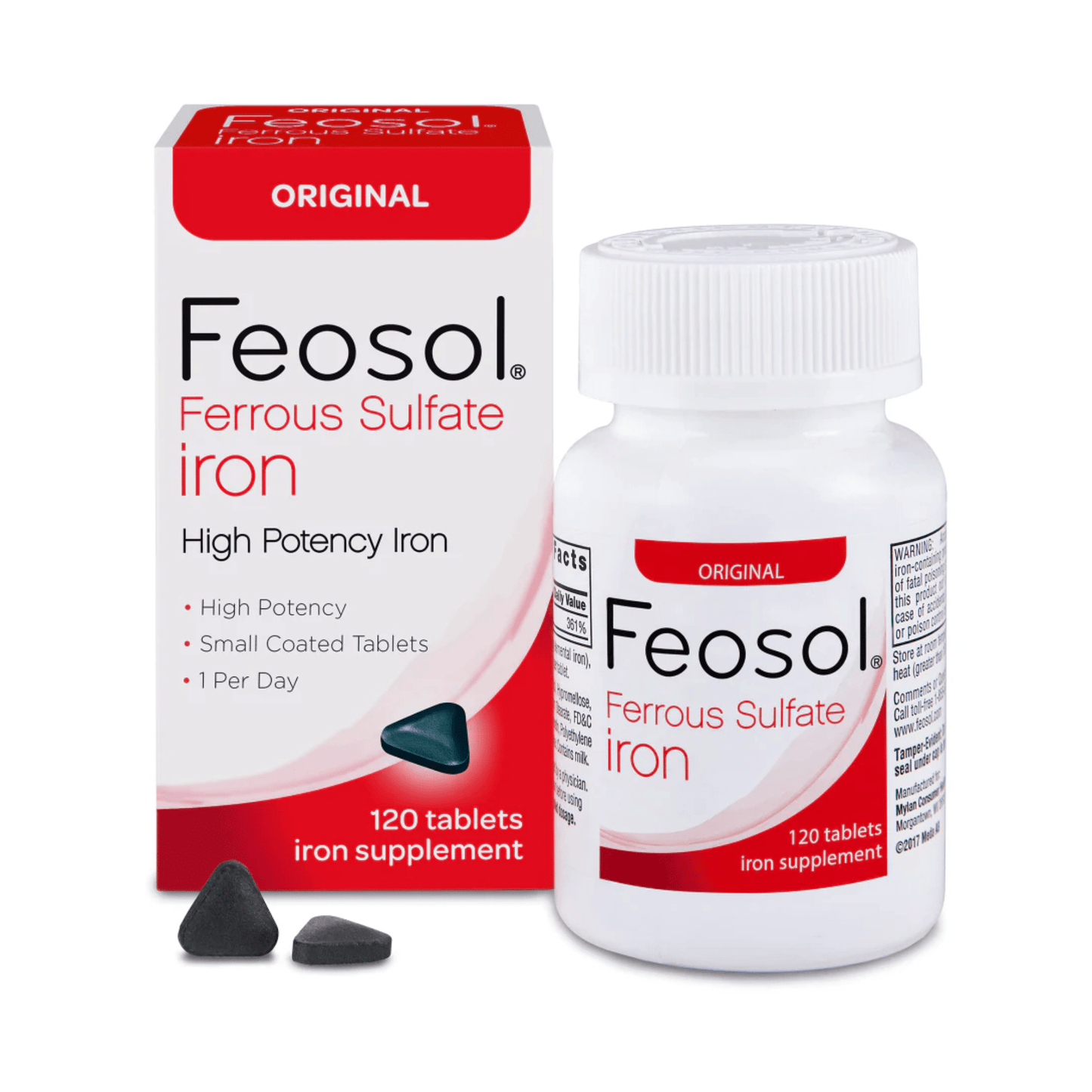 Iron Pills 325mg Ferrous Sulfate Post-Op Recovery