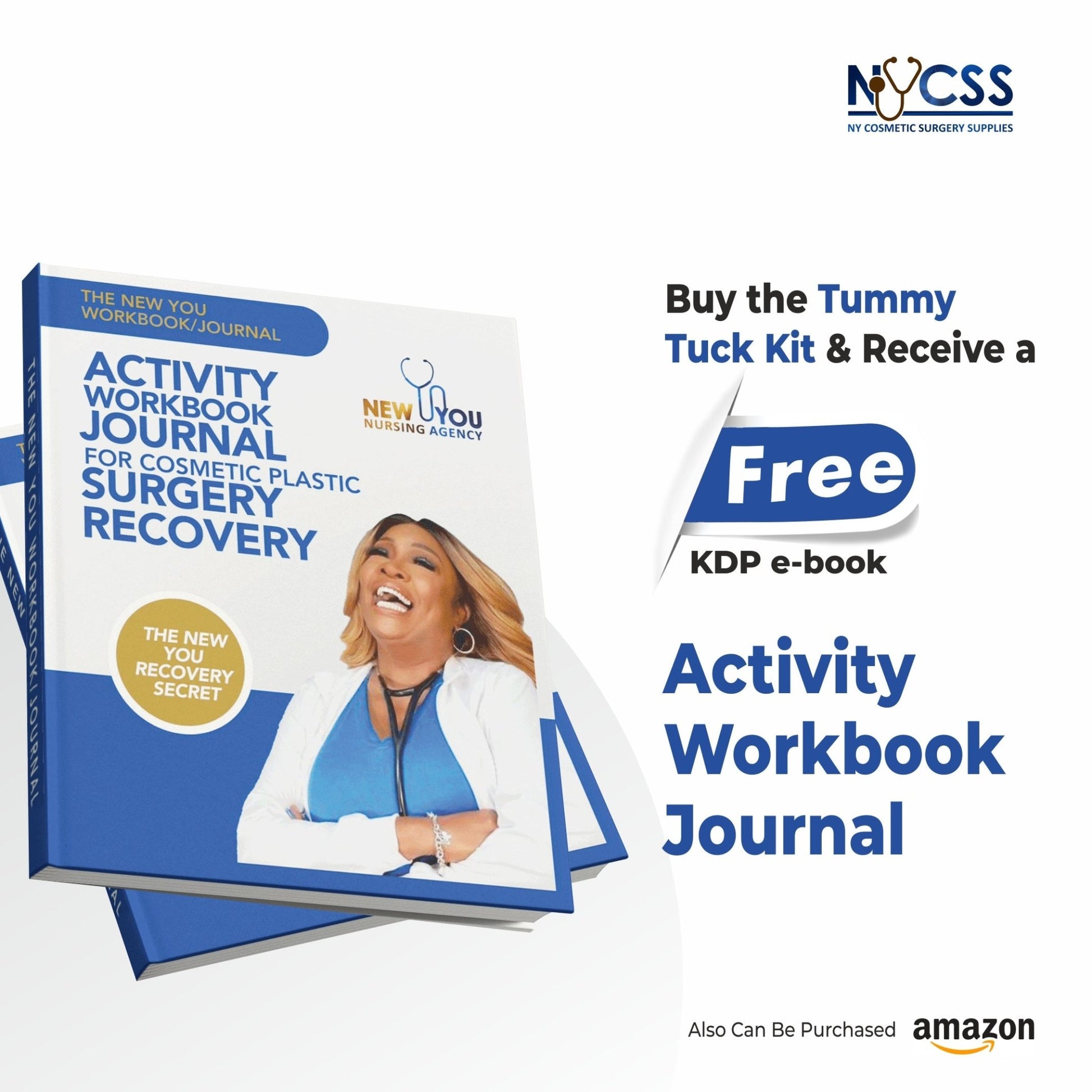 Medical-grade post-surgery activity workbook, journa,l recovery guid,e post-operative educatio,n professional healthcare