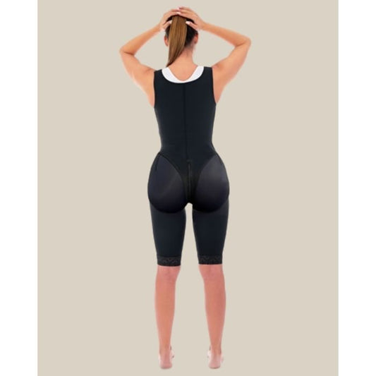 Medical-grade high back compression garment, hip and butt relief, above knee, post-operative recovery, professional care