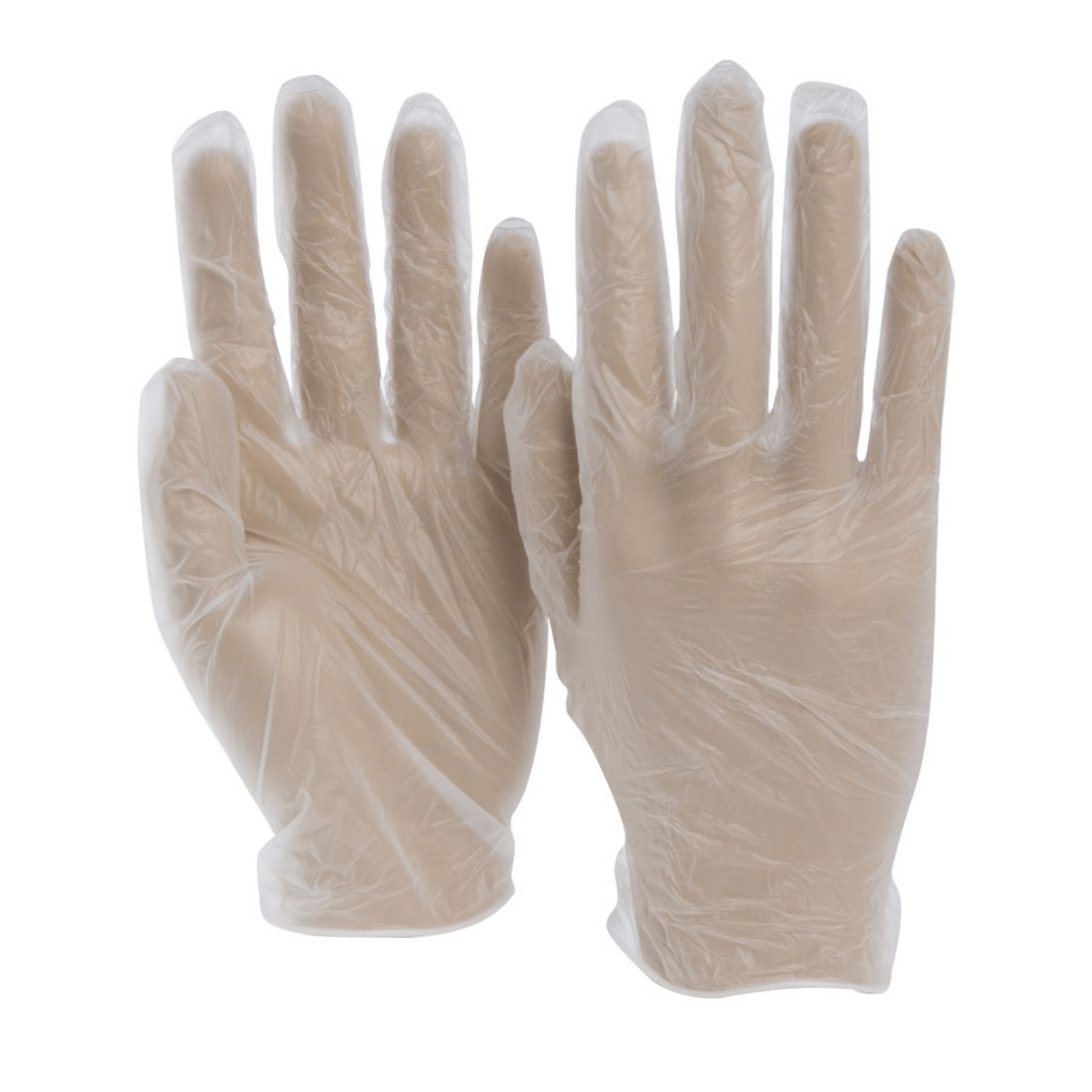 Medical-grade vinyl powder-free examination gloves, latex-free, post-operative safety, professional healthcare supply