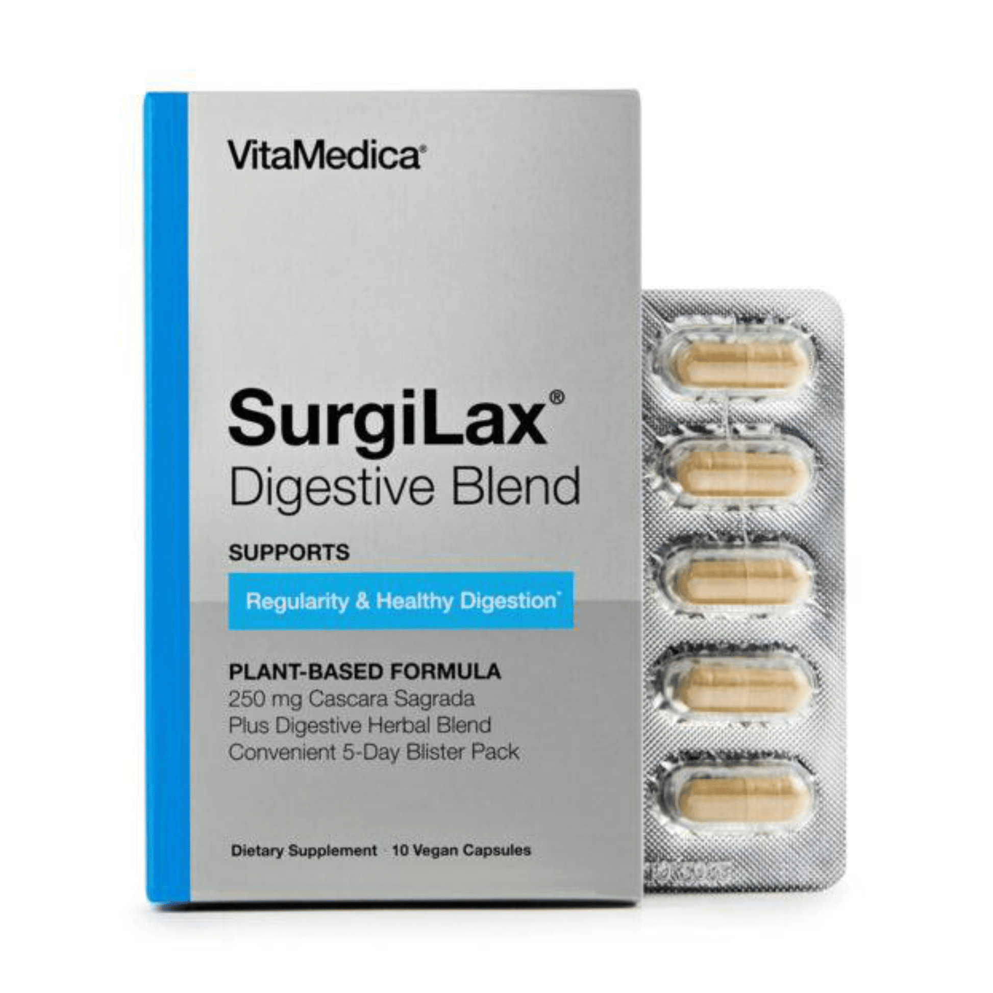 Medical-grade VitaMedica SurgiLax supplement post-operative digestive support recovery bowel function professional