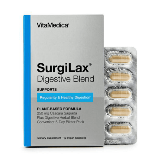 Medical-grade VitaMedica SurgiLax supplement post-operative digestive support recovery bowel function professional