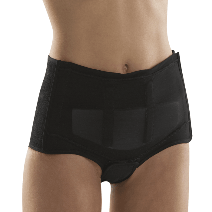 Medical-grade half torso Z-Belt with lipo foam post-operative abdominoplasty liposuction compression recovery