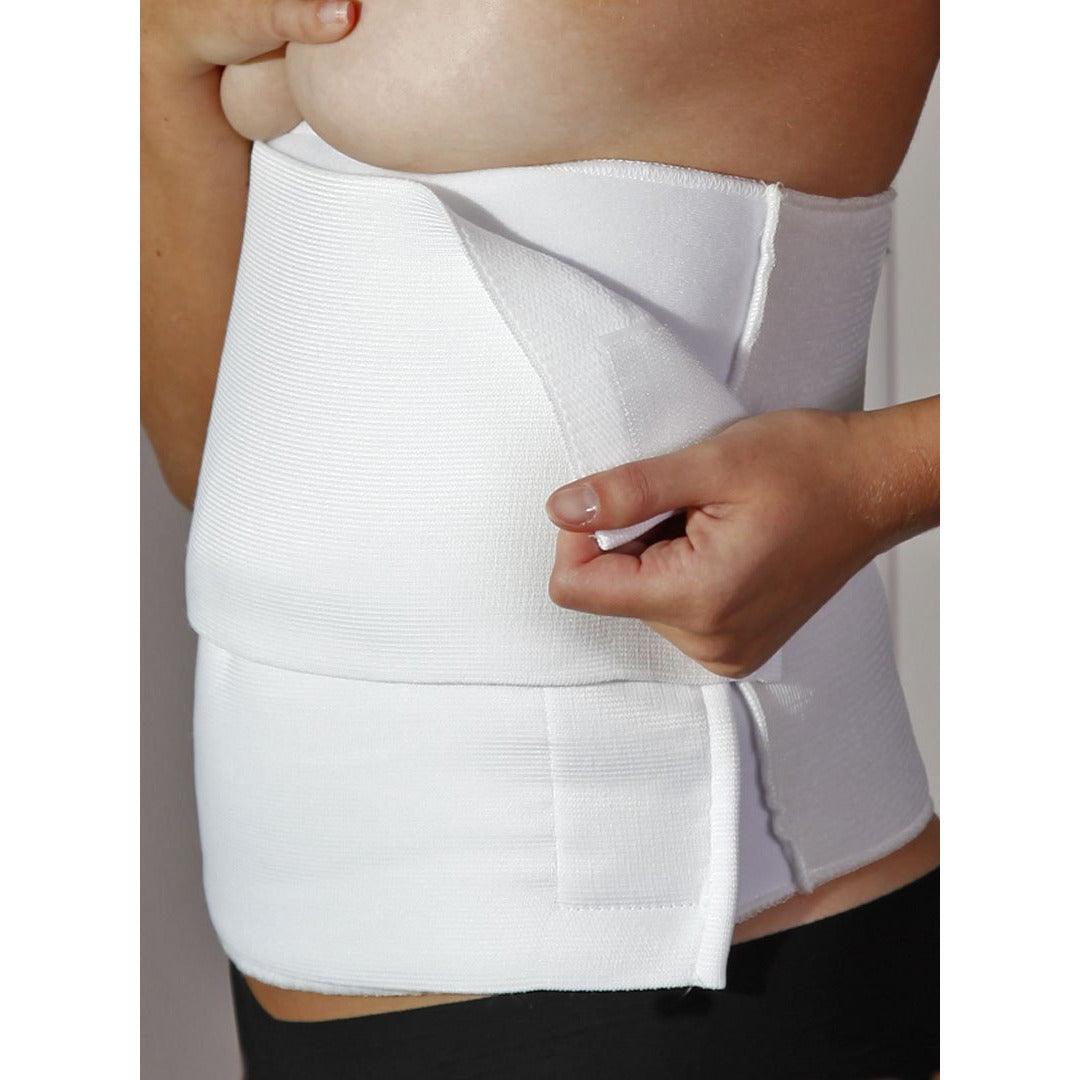 Medical-grade 10-inch two-strap abdominal binder post-operative compression support recovery garment professional