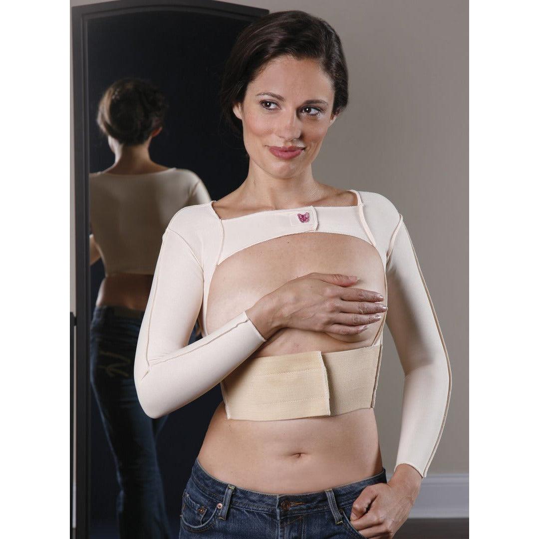 Medical-grade arm compression vest shapewear post-operative recovery garment professional surgical support