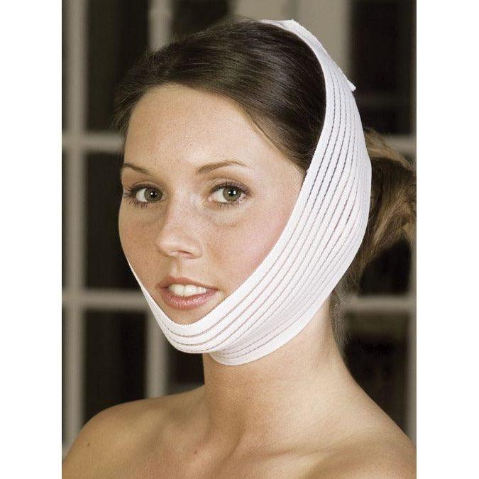 Medical-grade facial otoplasty band post-operative recovery compression support garment professional ear surgery