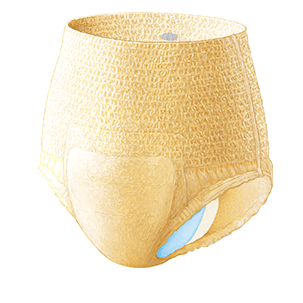 Medical-grade Prevail large pull-up women's incontinence underwear post-operative recovery care professional
