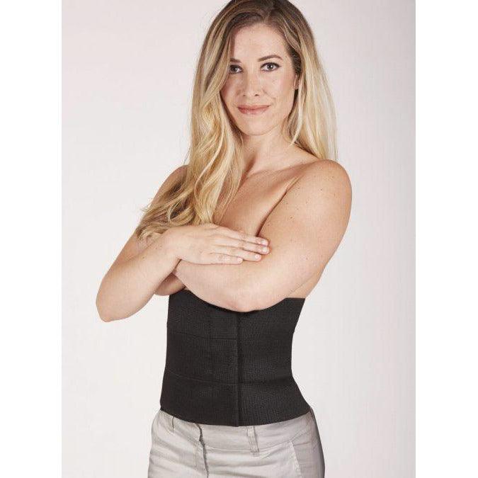 Three-panel binder medical-grade adjustable compression garment professional post-operative surgical aftercare