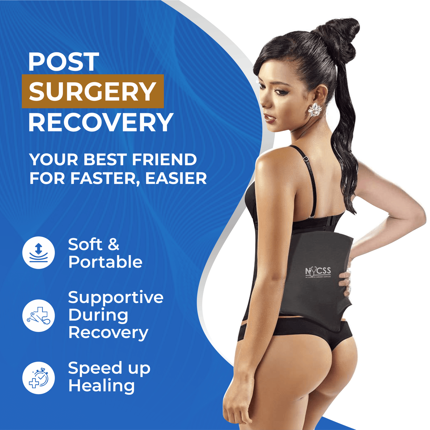 Post-Op Medical Grade Lipo Foam Back Board