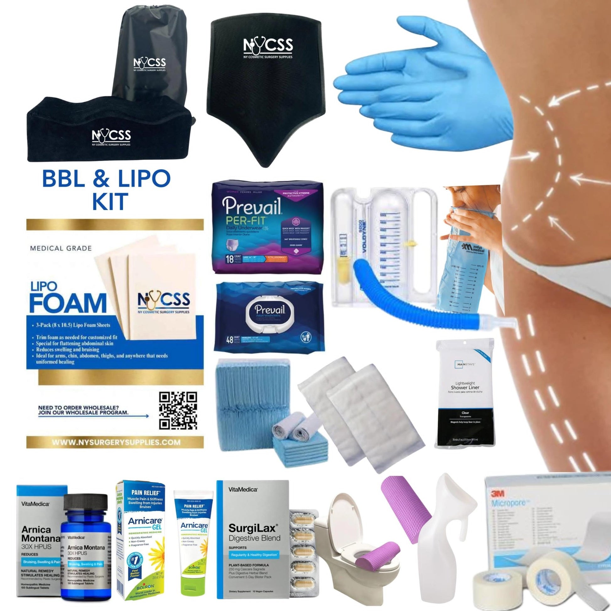 BBL Recovery Kit | Complete Post - Op Brazilian Butt Lift Supplies